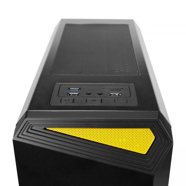 Bekijk afbeelding 2 van Antec NX100 Midi-Tower, Geel